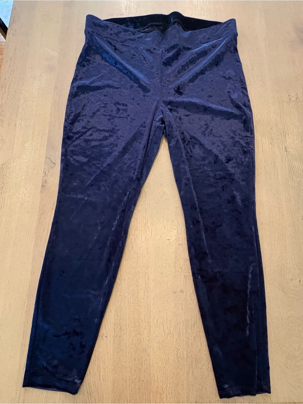 Torrid Velvet Navy Blue Leggings